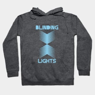 Blinding Lights, blue Hoodie